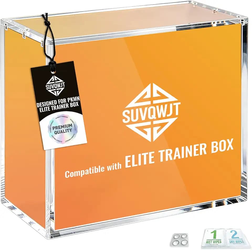 ETB Protector Case - UV Resistant Display Box with Magnetic Lid, Stackable