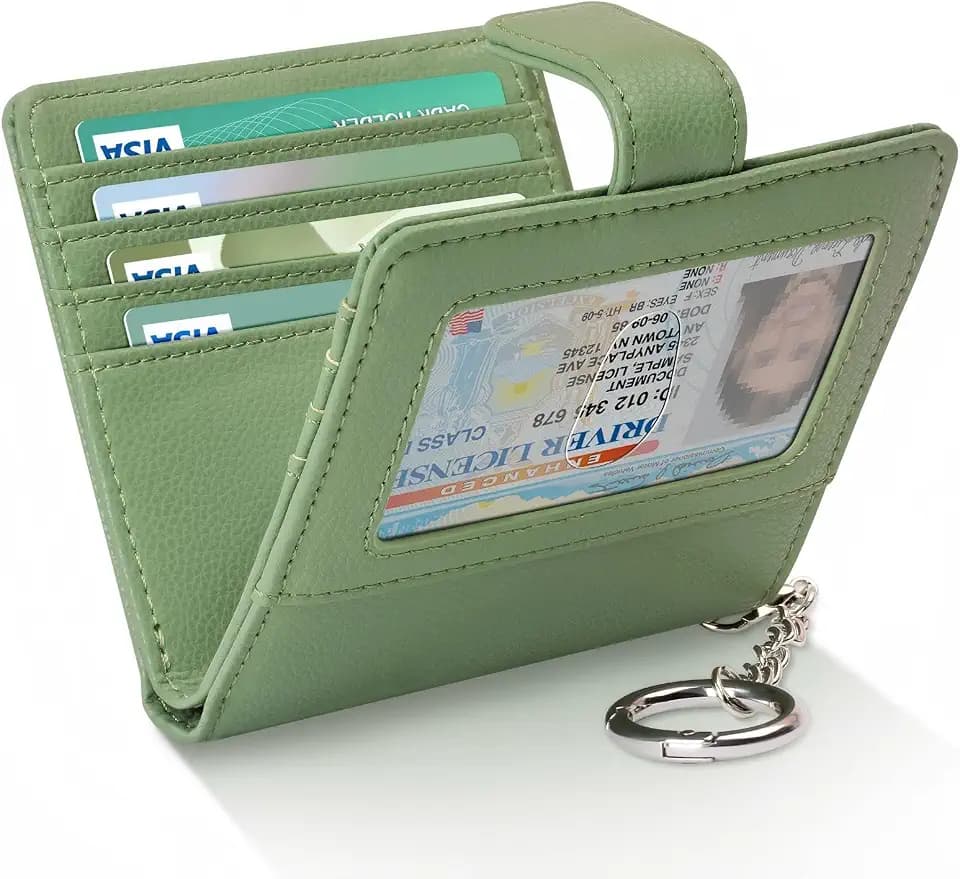 FurArt Bifold Wallet for Women with 9 Slots Compact Card Holder Wallet