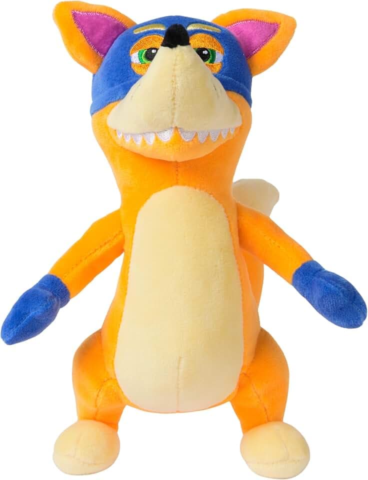 Official Dora Swiper Plush Toy, 8-Inch Stuffed Animal for Ages 3+