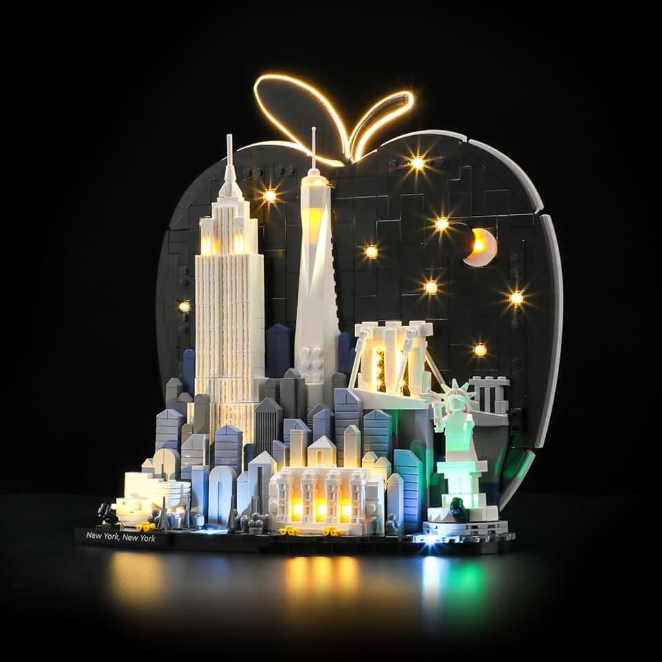 BRIKSMAX LED Beleuchtung für LEGO Architecture Waldpilze 21066, kompatibles Licht set für Bausteine - Ohne Lego Set, Premium Deko licht für Modellbau für Home Deko, Geschenk für Erwachsene