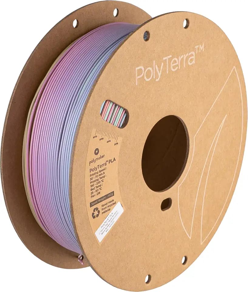 Polymaker Polyterra PLA Gradient - 1.75mm - 1kg - Pastel Rainbow