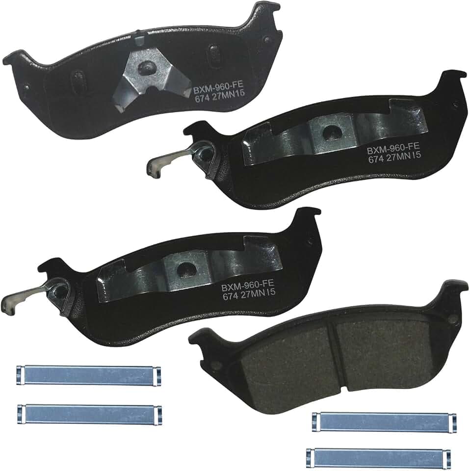 Bendix Premium SBM674 Semi-Metallic Rear Brake Pads for Ford Crown Victoria 2002-1996, Grand Marquis 2002-1996, Lincoln Town Car 2002-1996, Mercury Grand Marquis 2002-1996