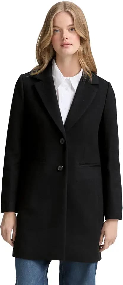 TOM TAILOR Denim Damen 1046689 Slim Fit Wollmantel (1er Pack)