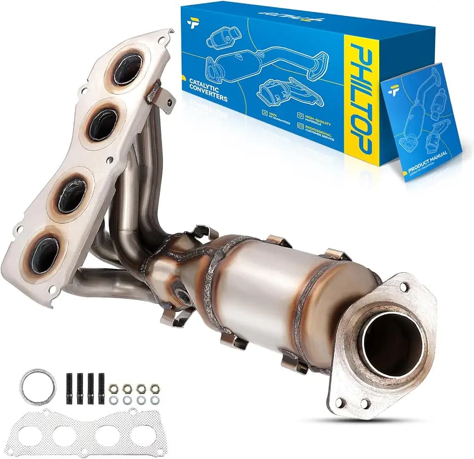 PHILTOP High Flow Catalytic Converter Compatible with Toyota Camry 2.5L 2012 2013 2014 2015 2016 2017 Catalytic Converter Kit for 250510V040, 16692, 641535, (EPA Compliant)