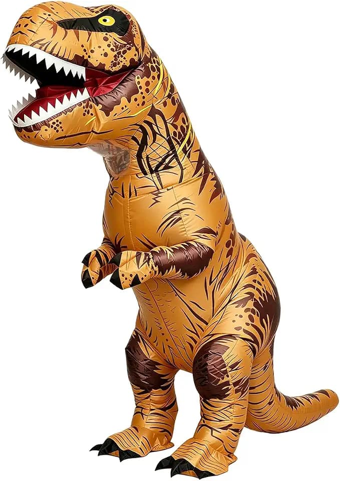 RHYTHMARTS Dinosaurier Kostüm Erwachsene Aufblasbare Dinosaurier Kostüme Aufblasbare Dinosaurier Kostüm für Erwachsene