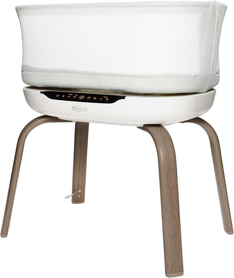 Graco Eluma™ Nest Baby-Beistellbett mit Cry-Detection-Technologie, Luna