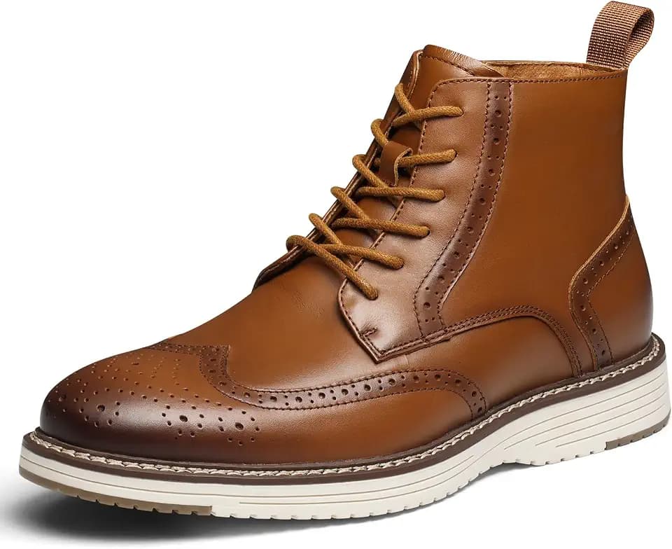 Mens Dress Boots，brown boots
