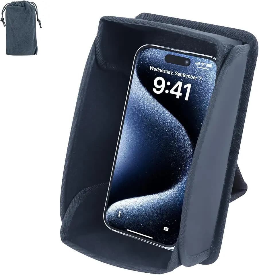 Sun Hood Sunshade for Phone,Universal Foldable Sun Glare Shield Hood,Gray