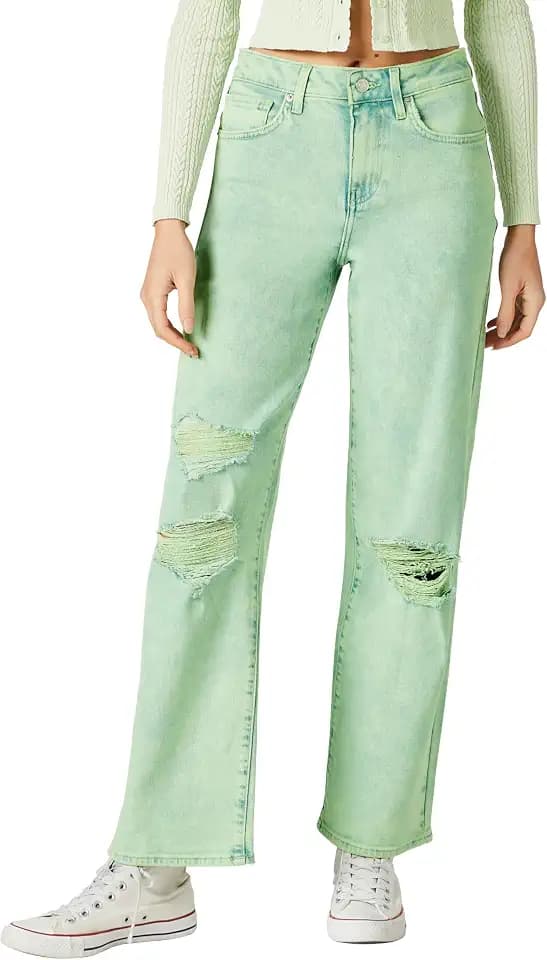 Forever 21 Women's Distressed 90s-fit Jeans