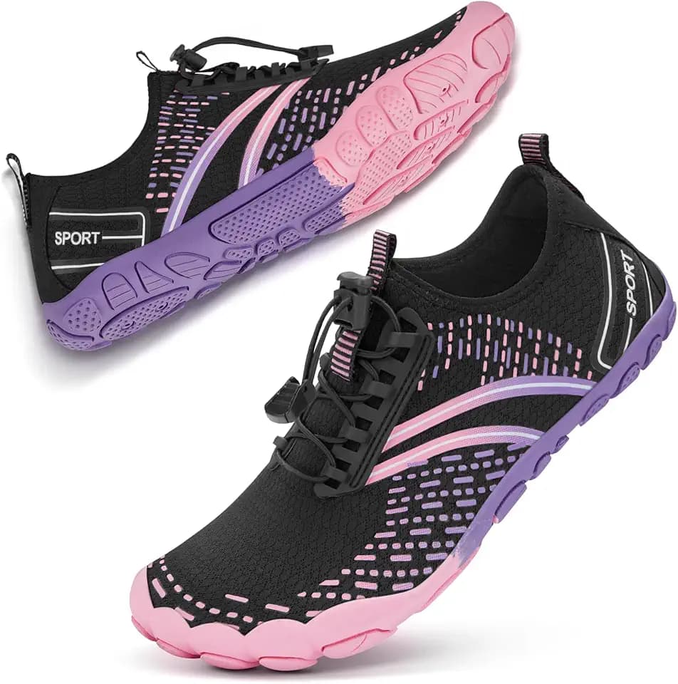 ATHMILE Hiking Barefoot Water Shoes for Women Men Beach Swim Pool Quick Dry