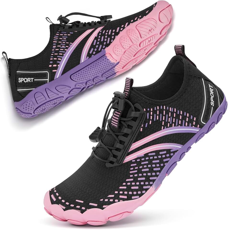 ATHMILE Hiking Barefoot Water Shoes for Women Men Beach Swim Pool Quick Dry
