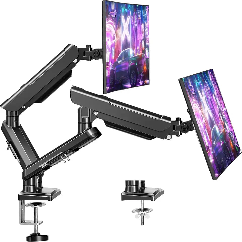 ELIVED Monitor Halterung 2 Monitore für 13-32" Bildschirme hält 2-9 kg