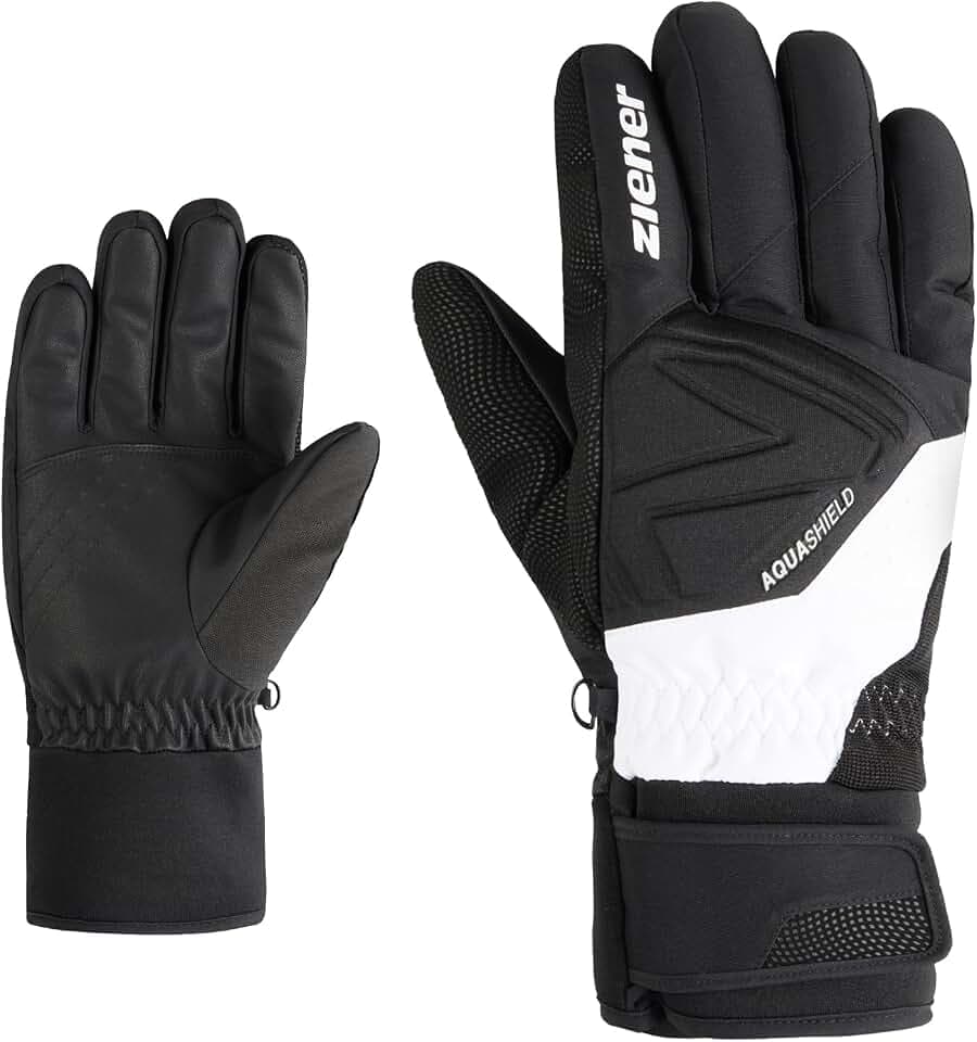 Ziener Herren GATIS-Z Ski-Handschuhe/Wintersport | wasserdicht, PFC frei