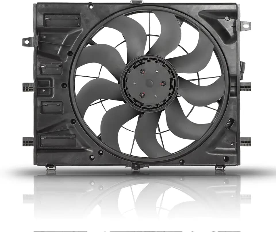 SCITOO Radiator Cooling Fan Assembly compatible with Chevrolet GMC Equinox