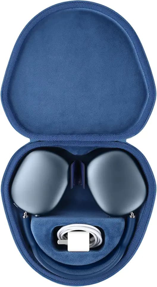 co2CREA Hard Case with Sleep Mode for Apple AirPods Max 2/1, Deep Blue
