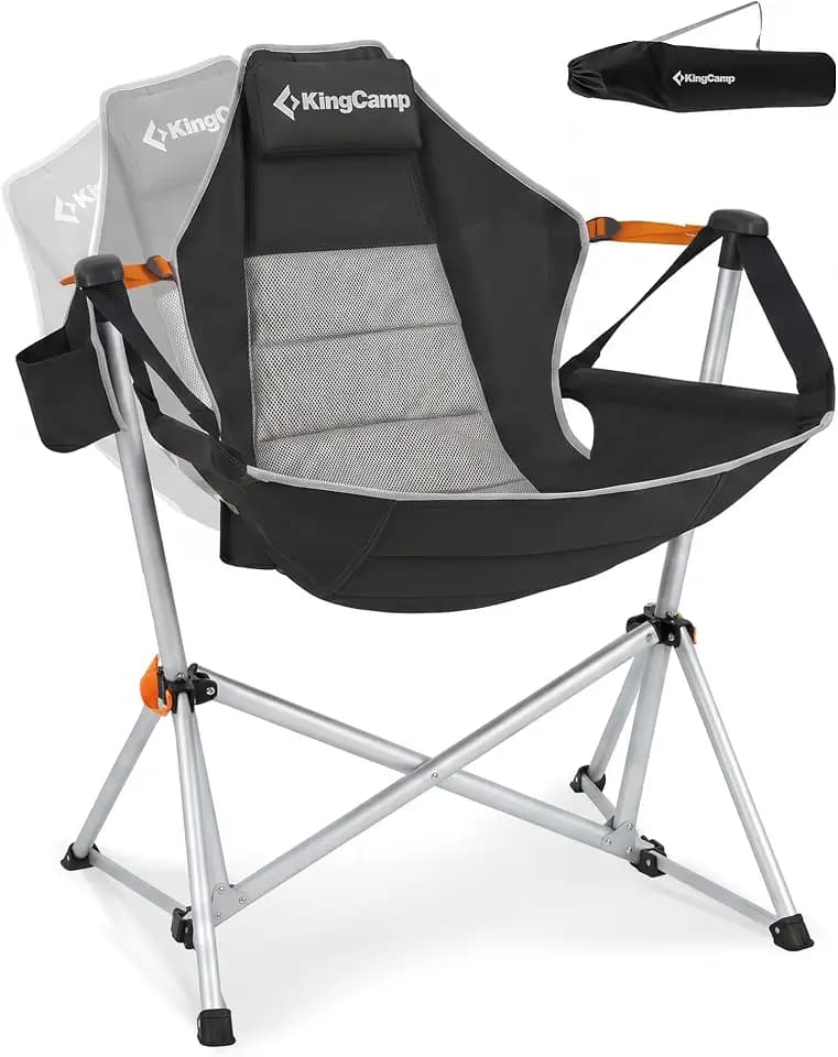 KingCamp Hammock Camping Chair, 400lbs Heavy Duty Swing Chairs for Adults