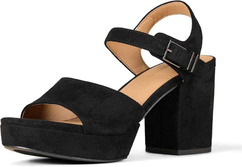 Amazon Essentials Damen Sandale mit Plateauabsatz