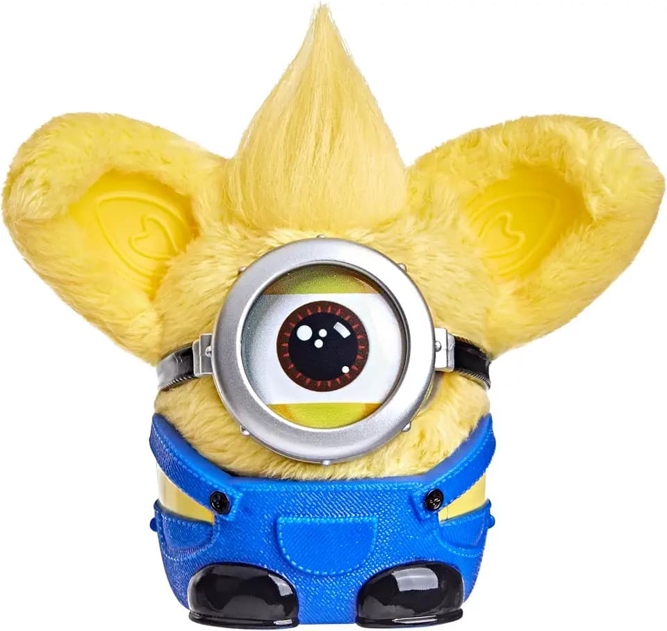 Furby Furblets Minions Mini-Plüschfigur (7,6 cm) zum Sammeln, elektronisches Spielzeug, offiziell lizenziert, ab 6 Jahren