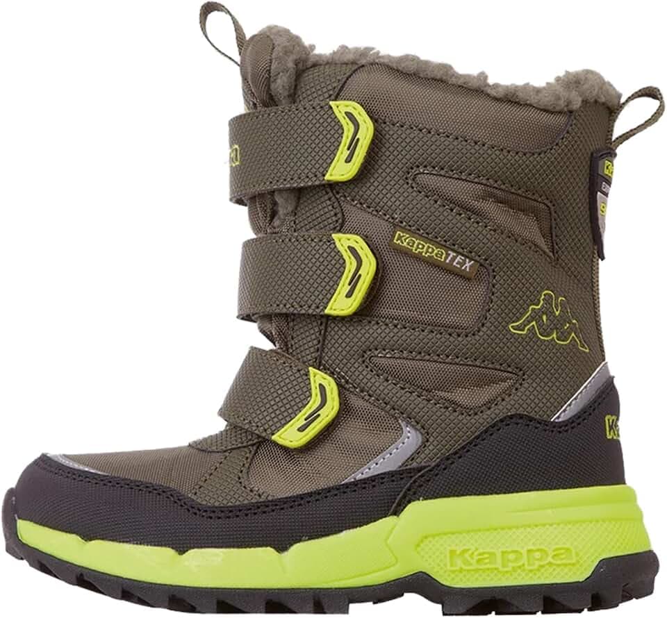 Kappa Unisex Kinder Stiefel Winterschuh gefüttert Schwarz 260902K
