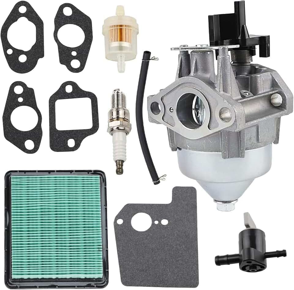 16100-Z8B-901 Carburetor with Air Filter Gaskets Spark Plug for Honda GCV160LA0 HRR216K10 HRR216K9 HRS216K5 HRS216K6 Lawn Mower