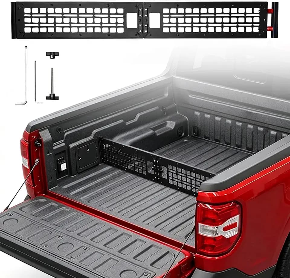 Truck Bed Divider Compatible with 2022-2026 Ford Maverick Accessories