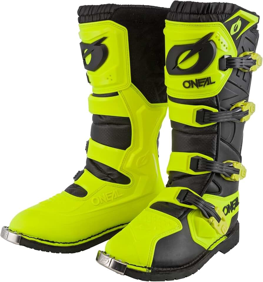 O'NEAL | Motocross-Stiefel | Enduro Motorrad | Komfort durch Air-Mesh-Innenleben, vier Verschlussschnallen, hochwertiges Synthetik-Material | Boots Rider Pro | Erwachsene