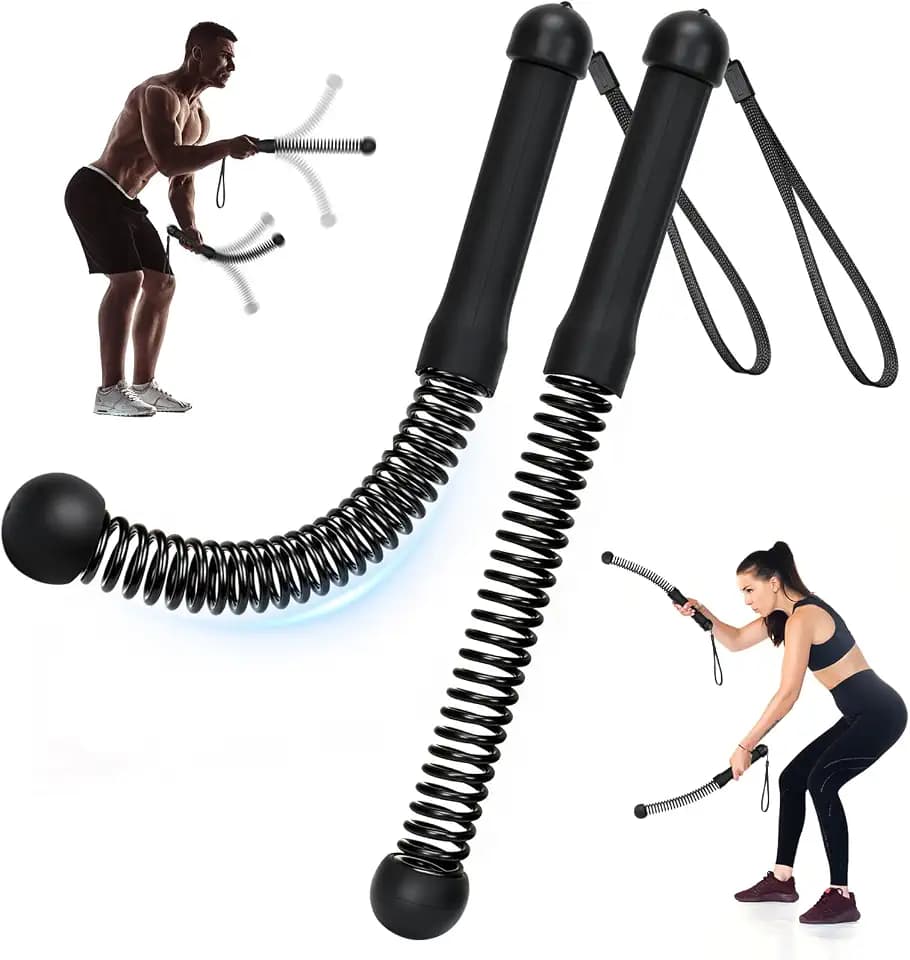 TRELC Portable Ropeless Battle Rope, Cordless Battle Rope for Home Gym