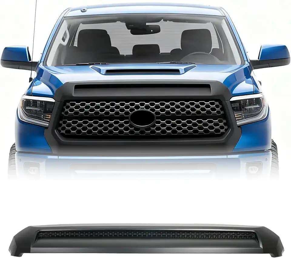 Front Upper Hood Bulge Molding Compatible with 2014-2021 Tundra