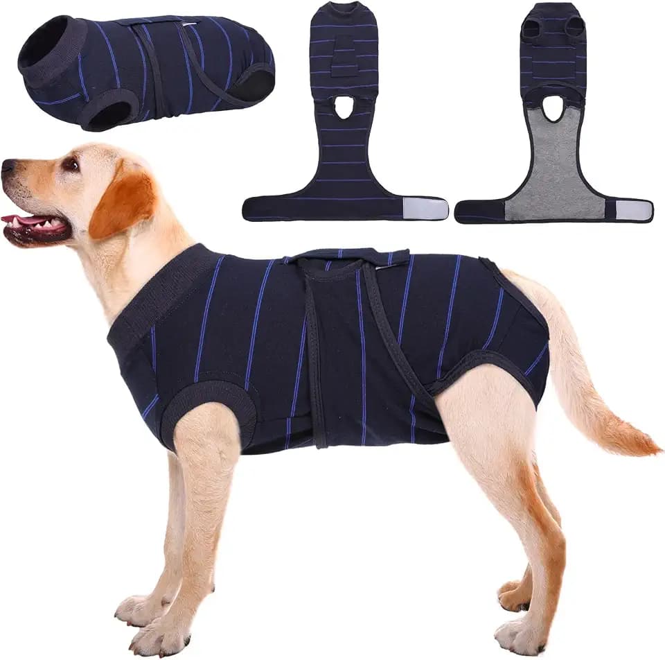 Kuoser Dog Surgery Recovery Suit, Surgical Suit for Dogs Male Female, XXL