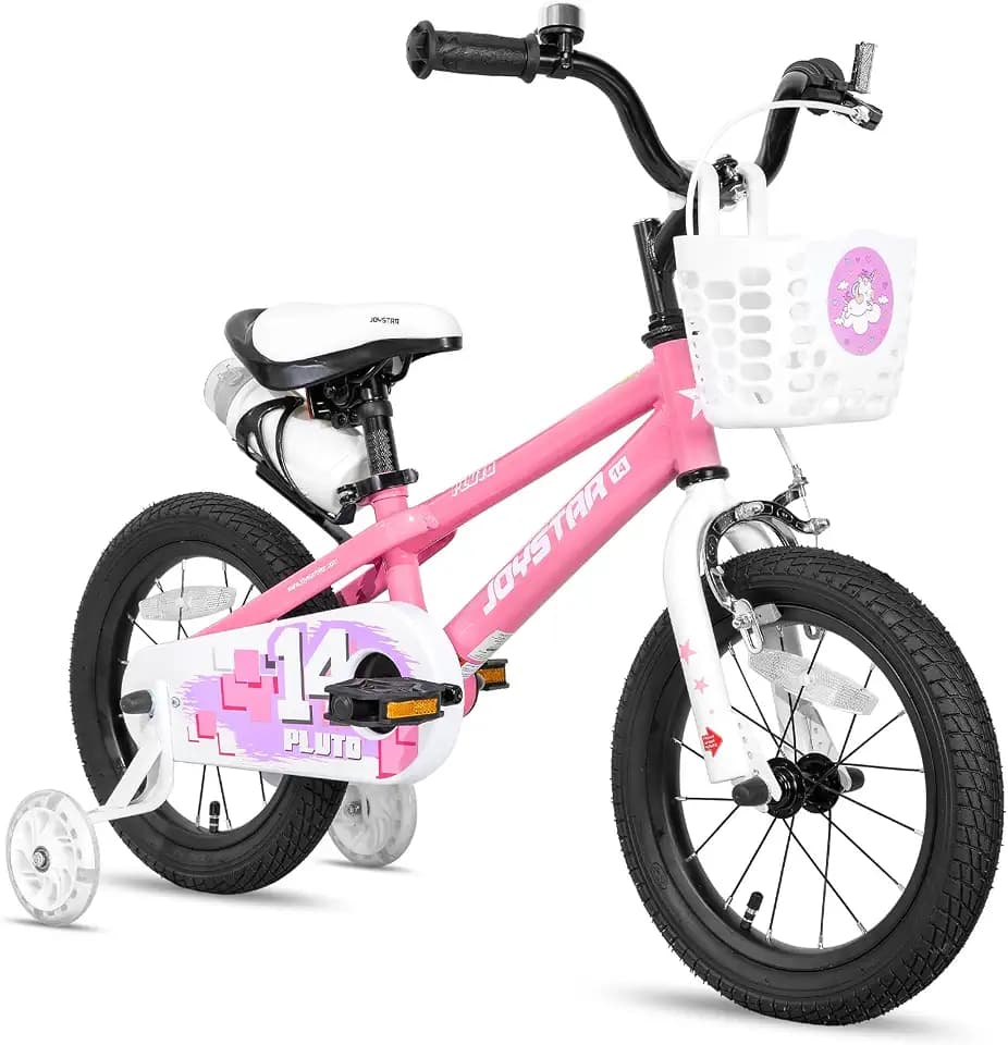 JOYSTAR Pluto 12-20" Kids Bike with Light Up Training Wheels