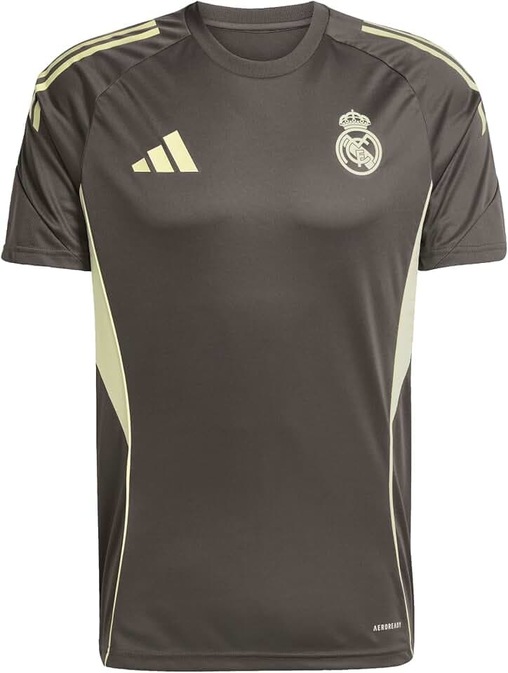 adidas Real Madrid Training Trikot Jersey (DE/NL/SE/PL, Alphanumerisch, XL, Regular, Regular, Grey)