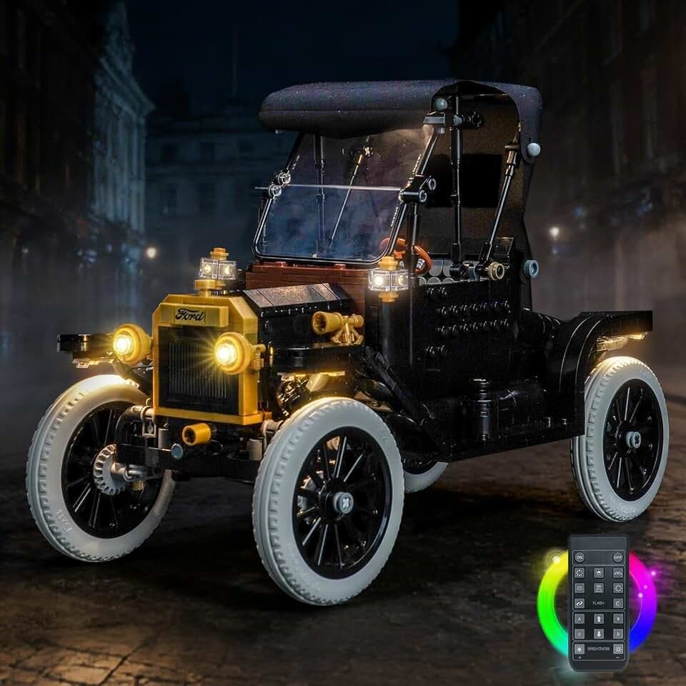 LED Lighting Compatible with LEGO 11376 Ford Model T - JUST Lights,Light Kit Compatible with LEGO 11376,NOT Included The Model