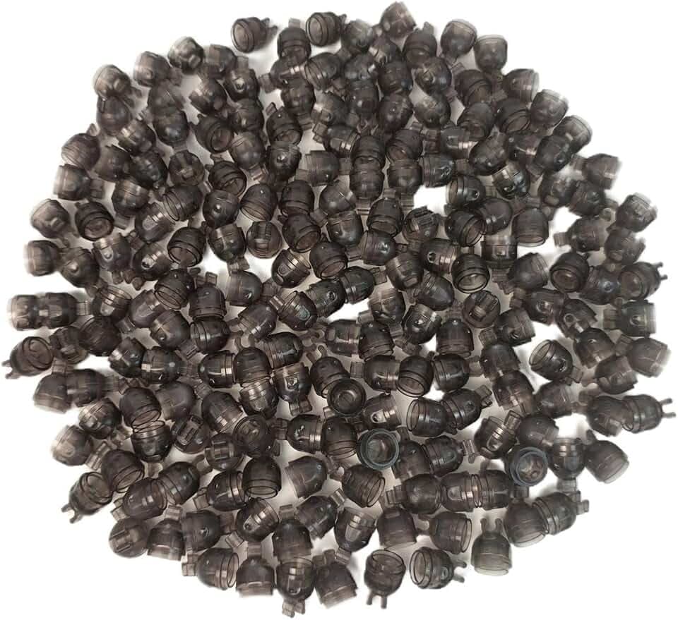 Queen Cell Cups for Hand Grafting & Automatic Queen Rearing Systems – Large 10mm Beekeeping Queen Cups, Clip-Type Design, 200pcs