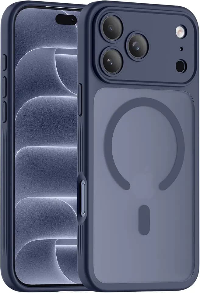Symcele Designed for iPhone 18 Pro Max/iPhone 17 Pro Max Case,Deep Blue