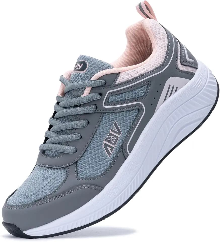 Womens Arch Support Walking Shoes Plantar Fasciitis Sneaker for Pain Relief