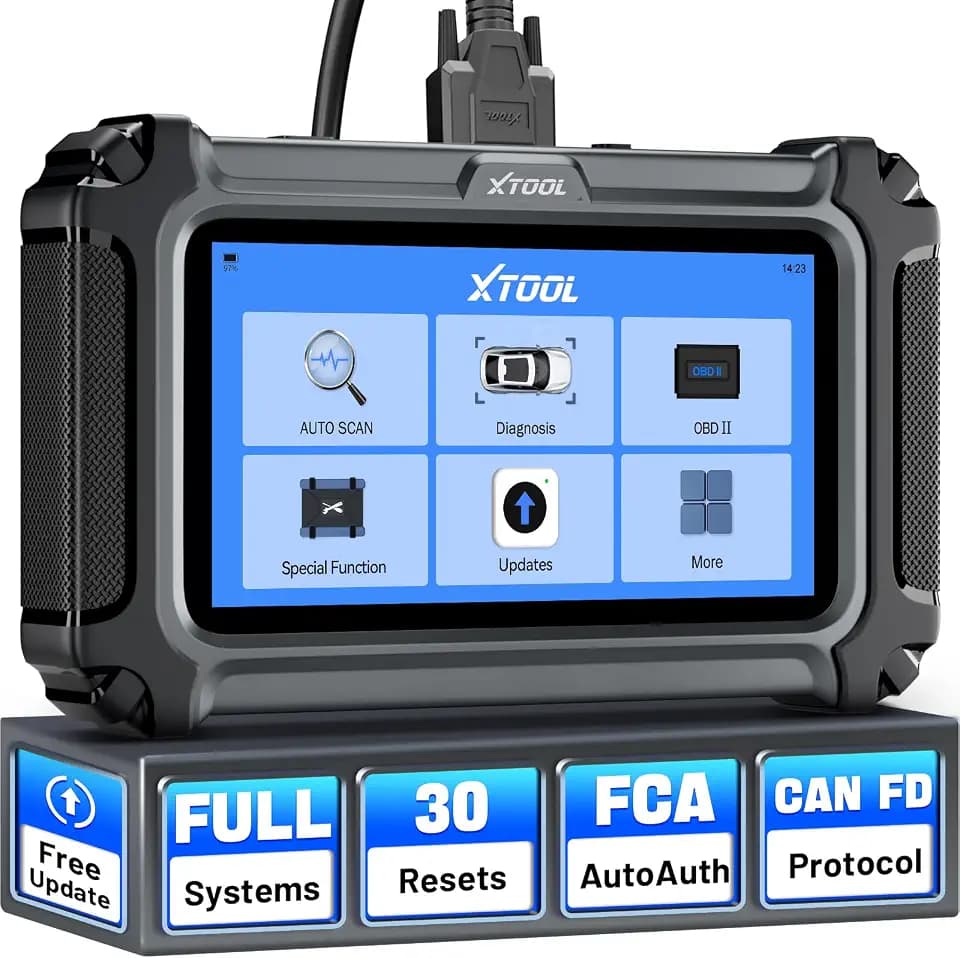 XTOOL D6S OBD2 Scanner Diagnostic Tool Full System 30 Resets Engine ABS SRS