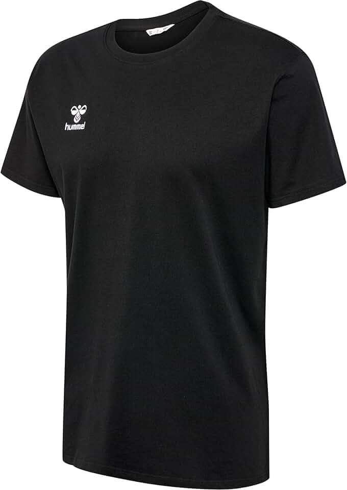 hummel GO 2.0 T-Shirt - Sportshirt Herren Kurzarm - Trainingsshirt für Fitness, Sport und Freizeit - aus 100% Bio-Baumwolle - Bequeme Passform, Stretch-Jersey Stoff & Rundhalsausschnitt