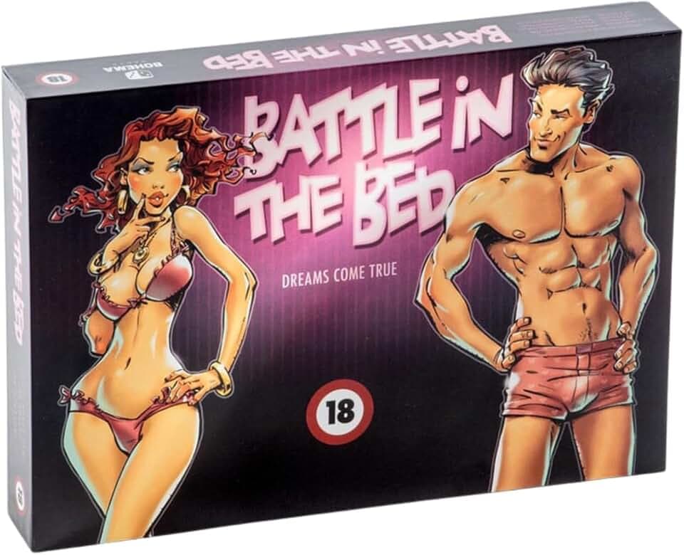 Adult Board Game for Couples | Complete set: 52 task cards, 2 player pieces, dice & hourglass. A gift for anniversaries, Valentine's Day or date night.