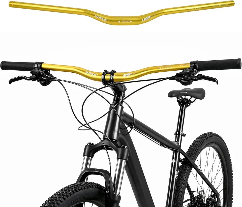 Wake MTB Riser Handlebar,720mm Aluminium Alloy Mountain Bike Handlebar Bicycle Riser Bars