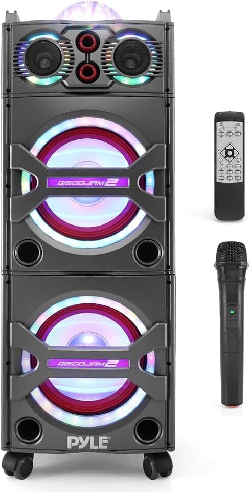 Pyle Partybox Bluetooth Lautsprecher Groß, 2.000 W