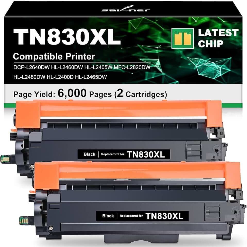 Compatible TN830XL TN830 Toner for Brother Printer DCP-L2640DW HL-L2460DW