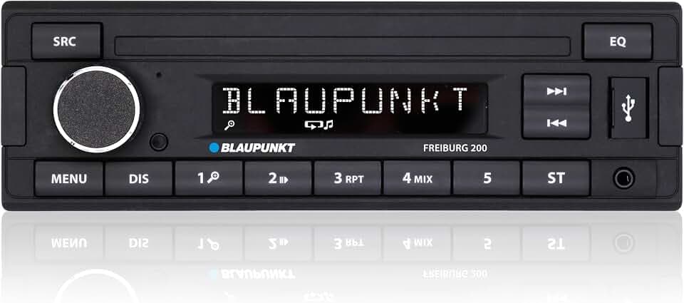 Blaupunkt Freiburg 200, 1-DIN Autoradio, USB, Aux-Eingang, 4x50Watt, 12V | USB, Aux-Eingang, 4x50Watt, 12V