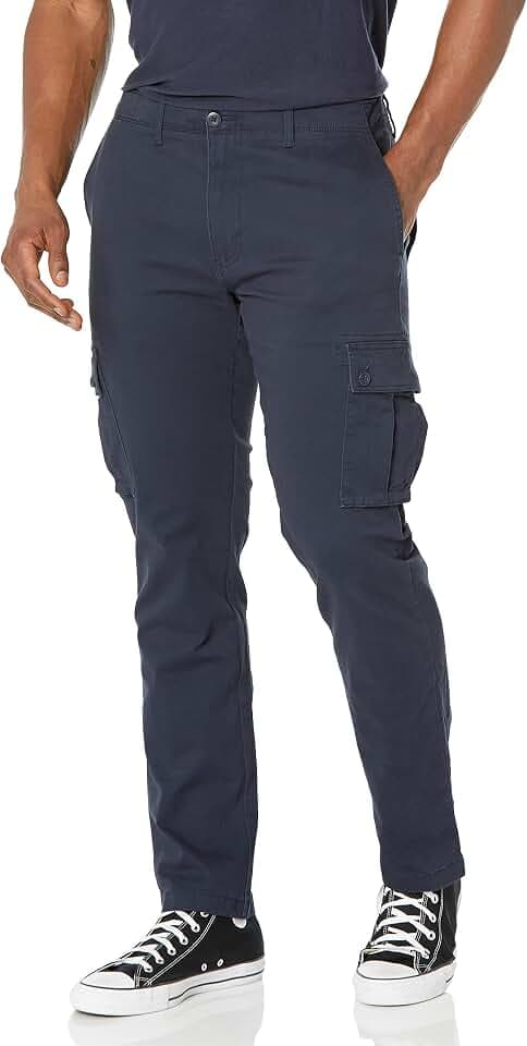 Amazon Essentials Men's Slim-Fit Stretch Cargo Pants with Tapered Leg