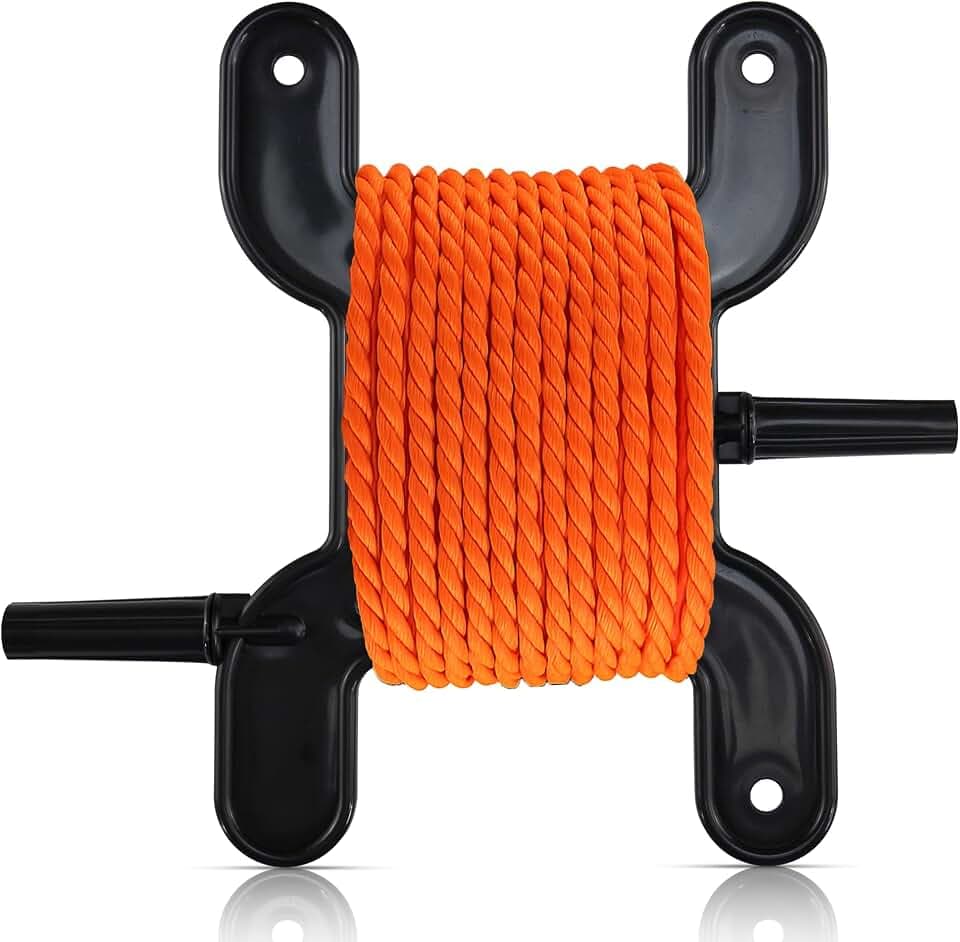 Harrier Hardware Trotline Winder Black Cord Organizer