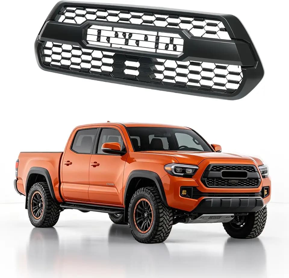Front Grill Compatible with 2016-2023 Toyota Tacoma with Letters