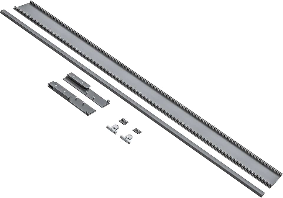 GTV - Set für Innenschublade MBPRO I Völlig Kompatibel Mit Schubladensystem Modern Box Pro I Das Set Beinhaltet Panel, Anschlüsse und Geländer I Für High Innenschublade H= 167mm I Weiß
