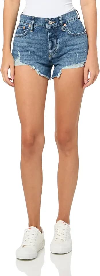 Lucky Brand Womens High Rise Mom ShortPants