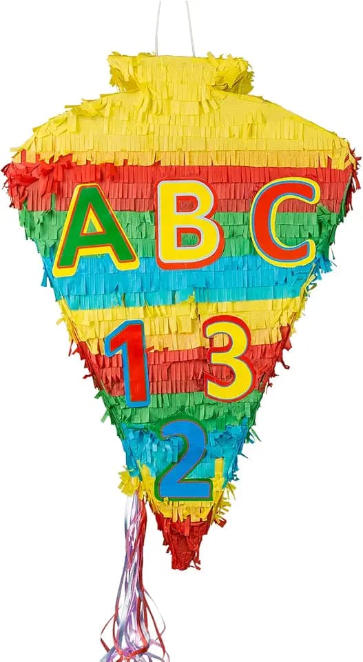 Idena 40600 - Pinata Schultüte, Schulanfang, 55 x 37,5 x 14 cm, Einschulung, Zuckertüte, Schule, 1. Schultag, Geschenk, Dekoration