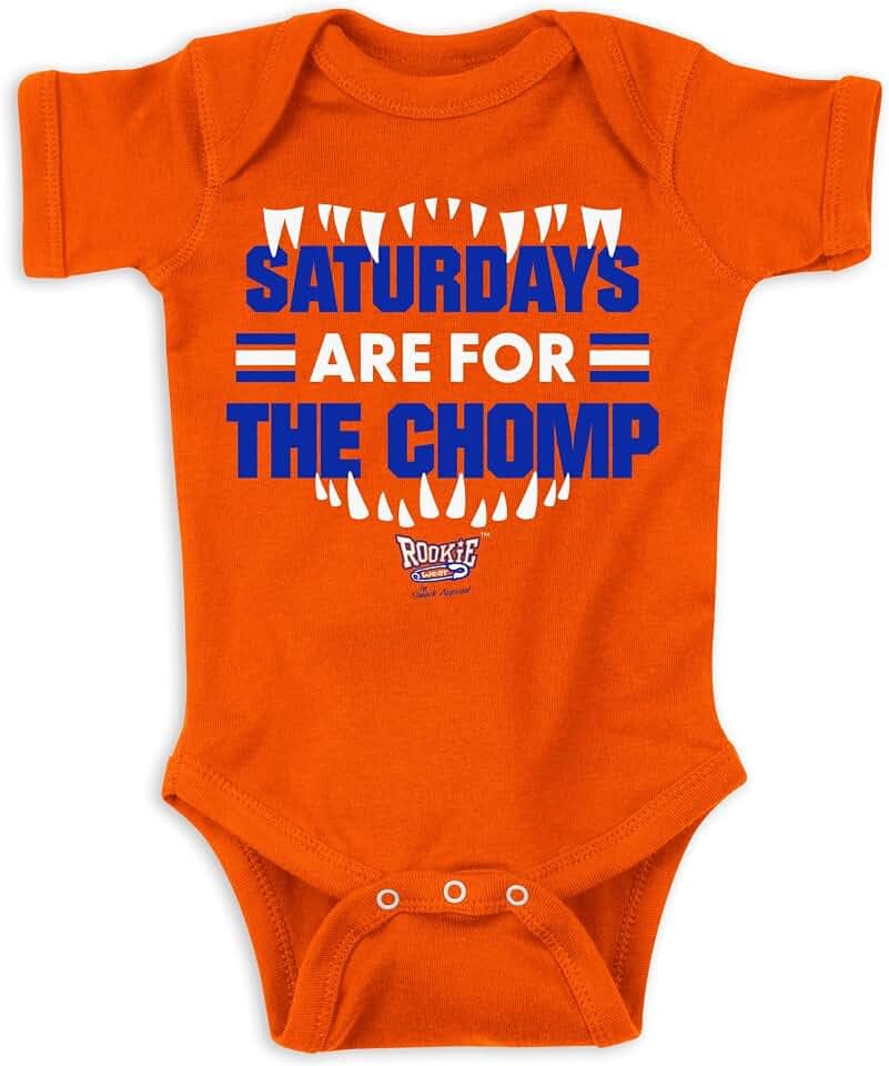 Smack Apparel Saturdays Onesie for Florida College Fans (NB-18M)