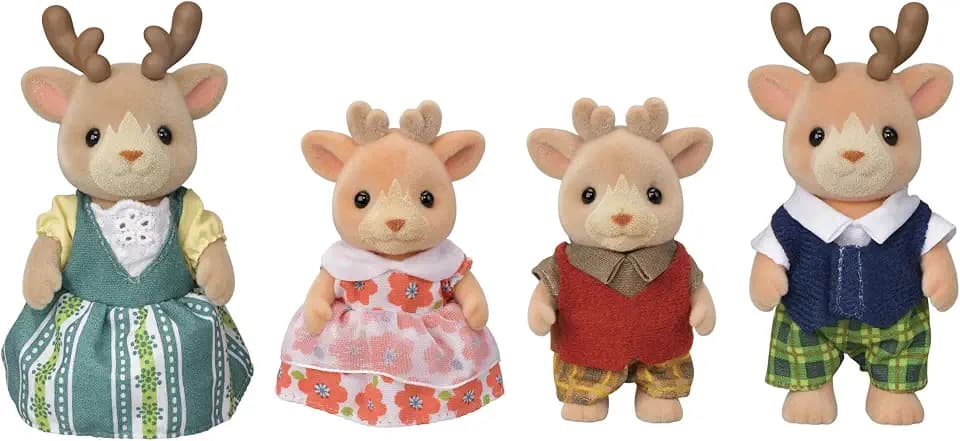 Calico Critters - Reindeer Family - Collectible Dollhouse Figures